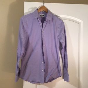 EXPRESS Purple 1MX Dress Shirt (Extra Slim)